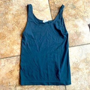 Nikibiki teal Fitted Sleeveless Tank Top